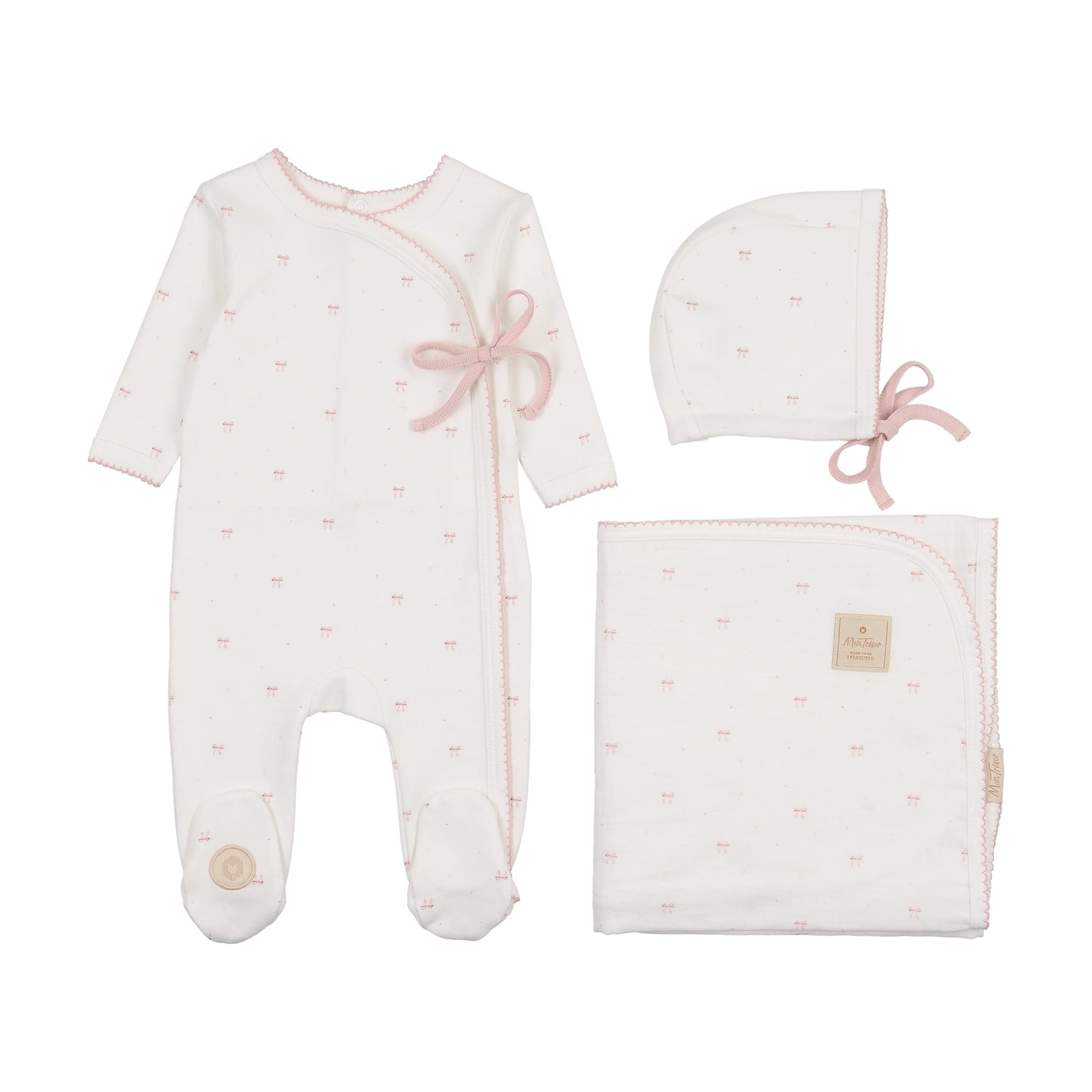Bow Wrap Layette Set