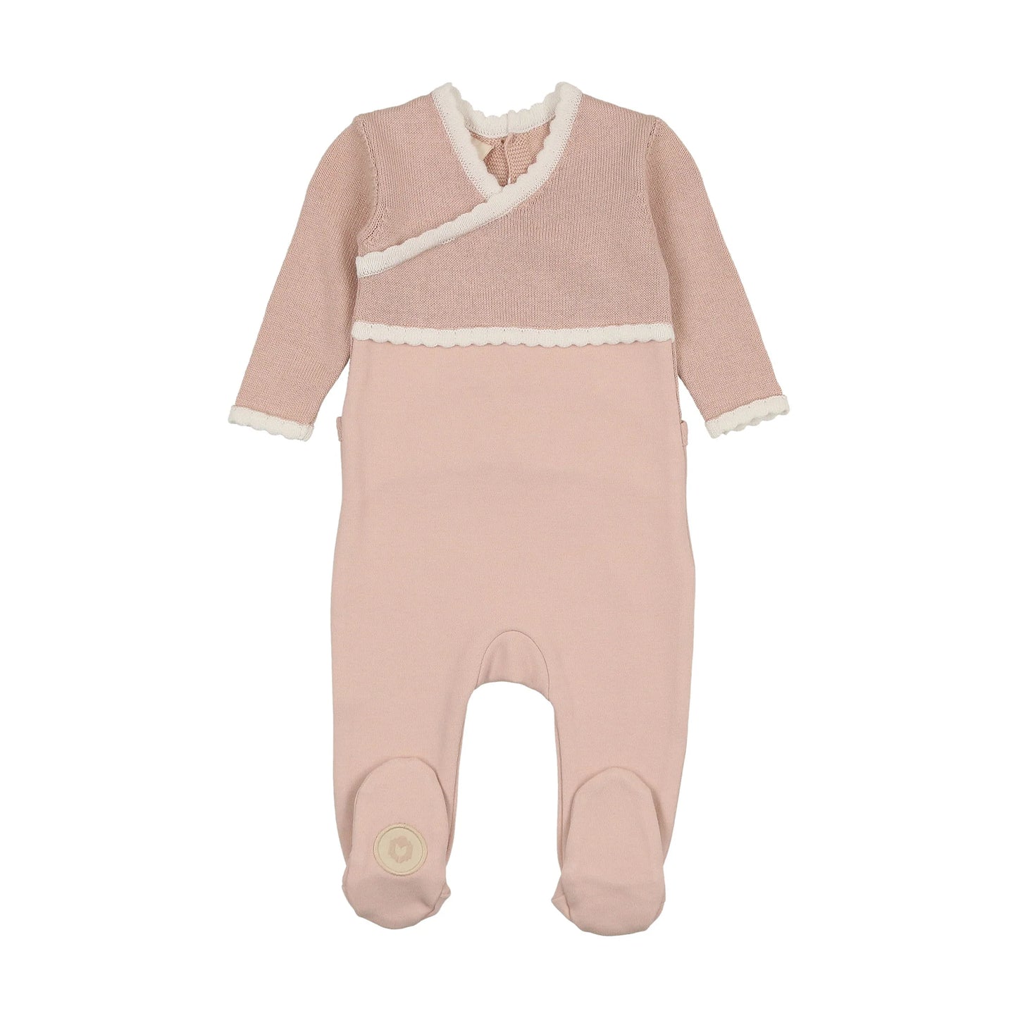 Classic Pink Wrap Footie
