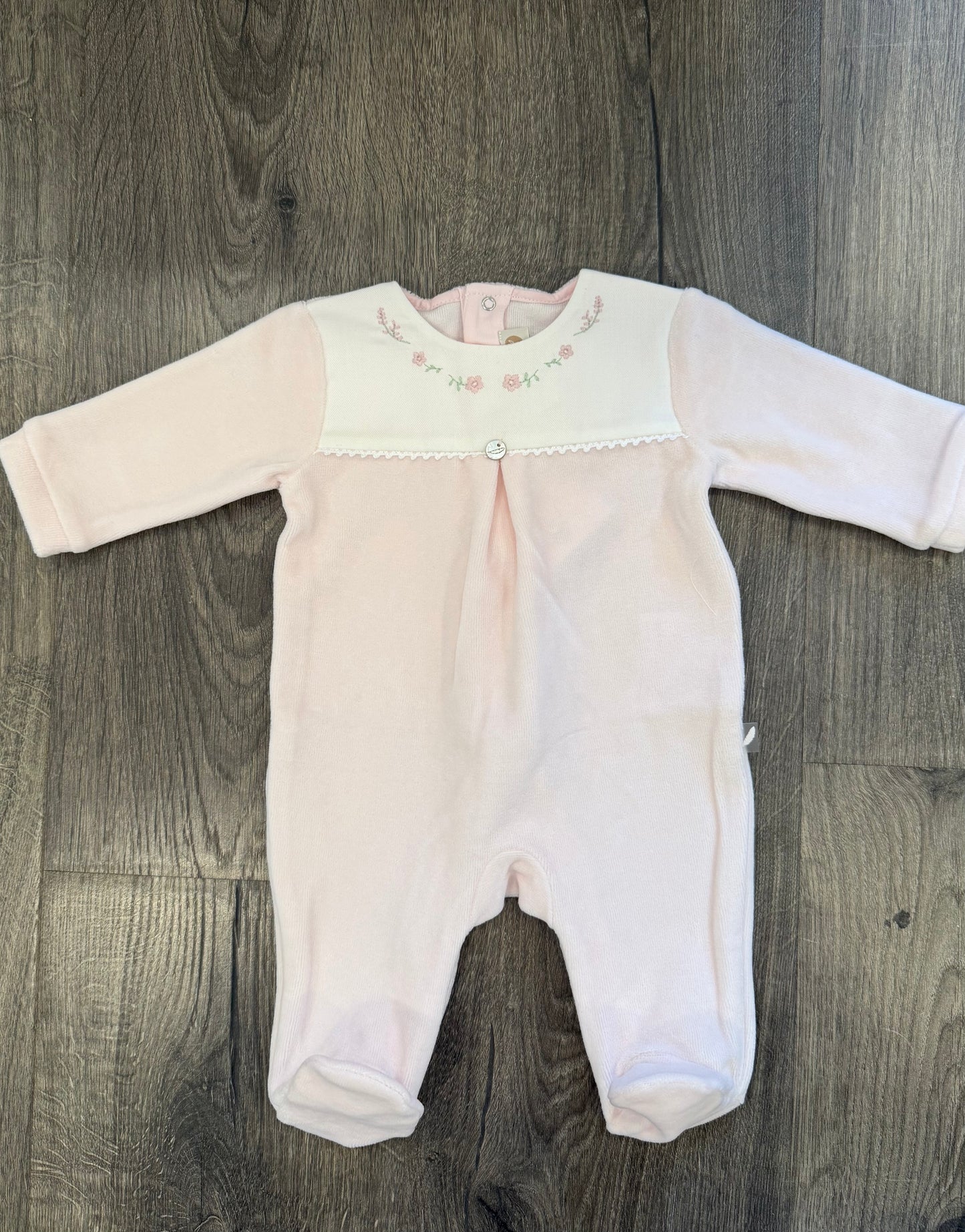 Beverly Velour Footie