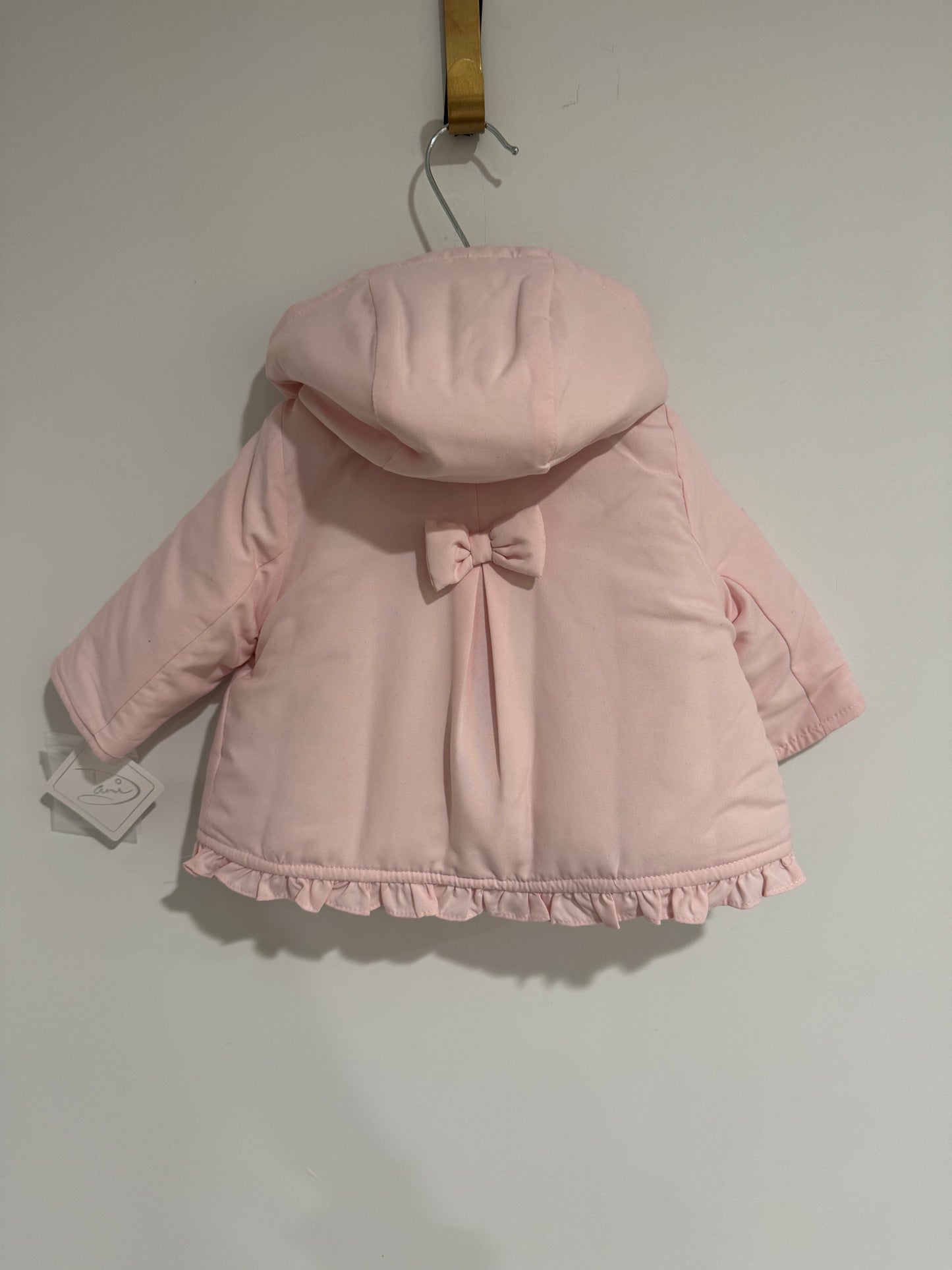 Pink puff coat