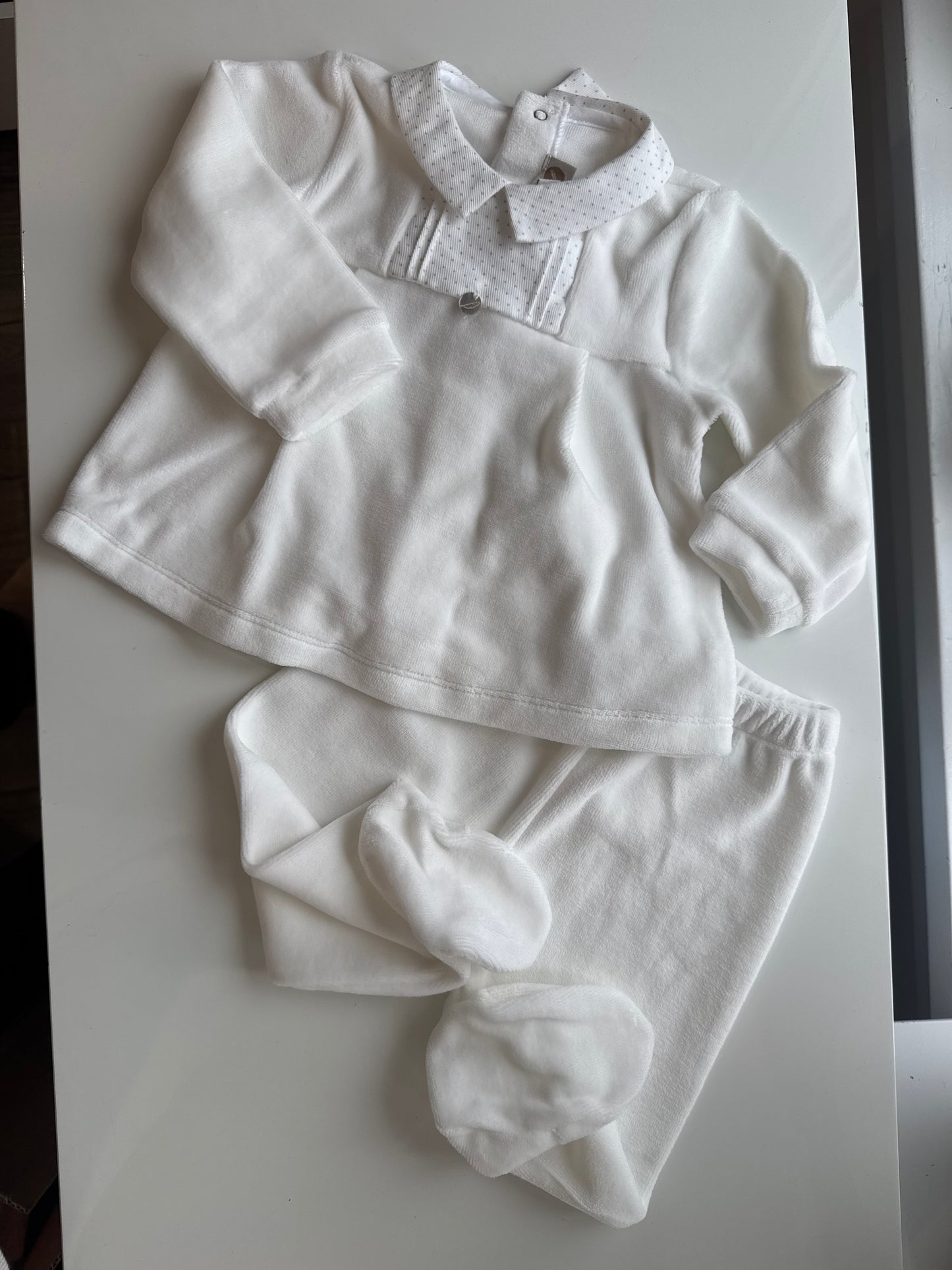 White Snowflake Pant Set