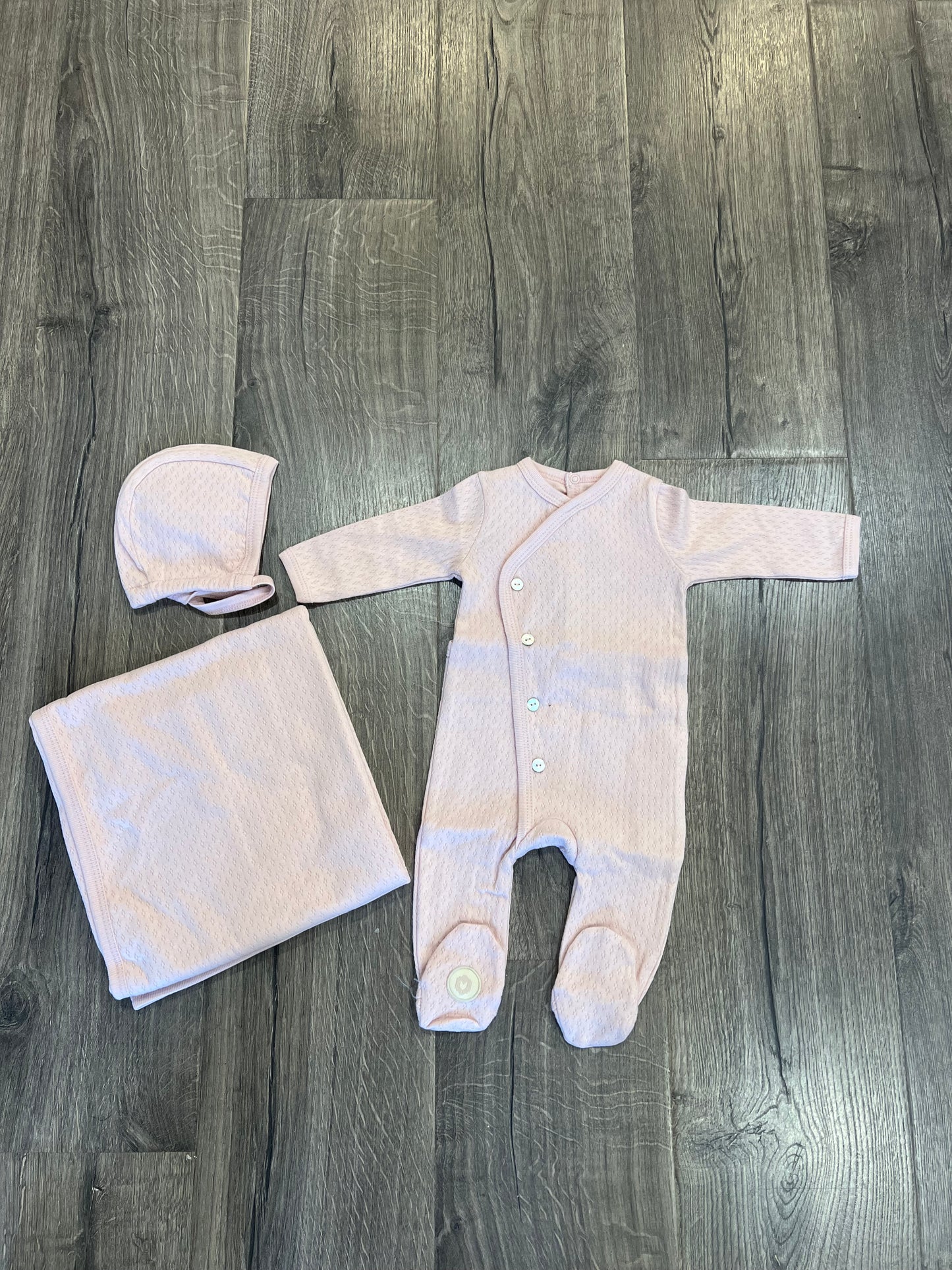 Posh Pointelle Layette Set