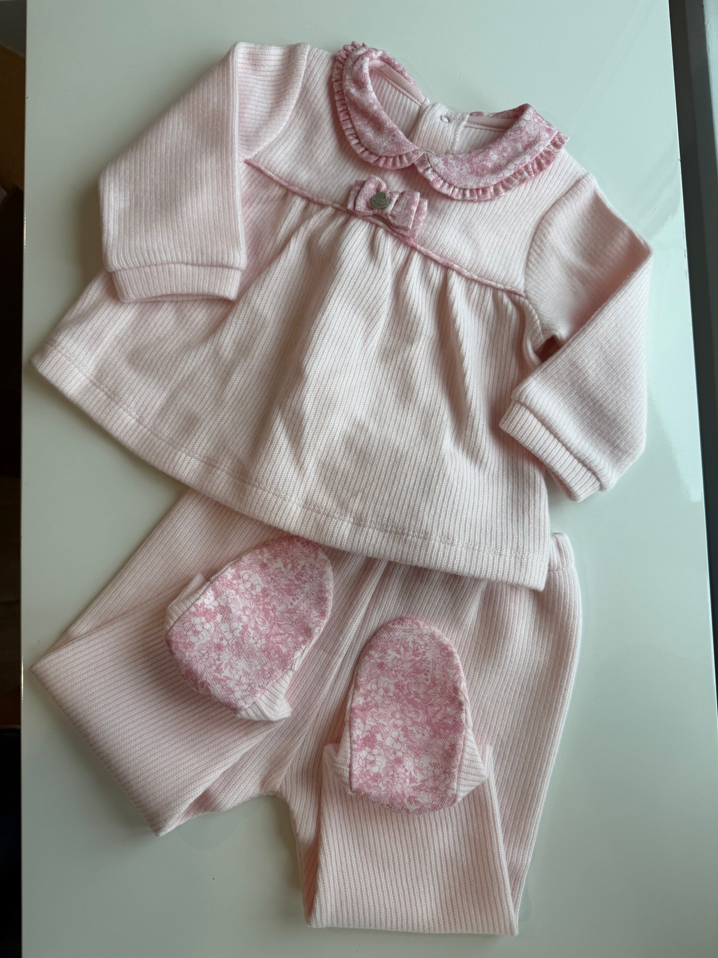Tali Pink Flower Pant Set