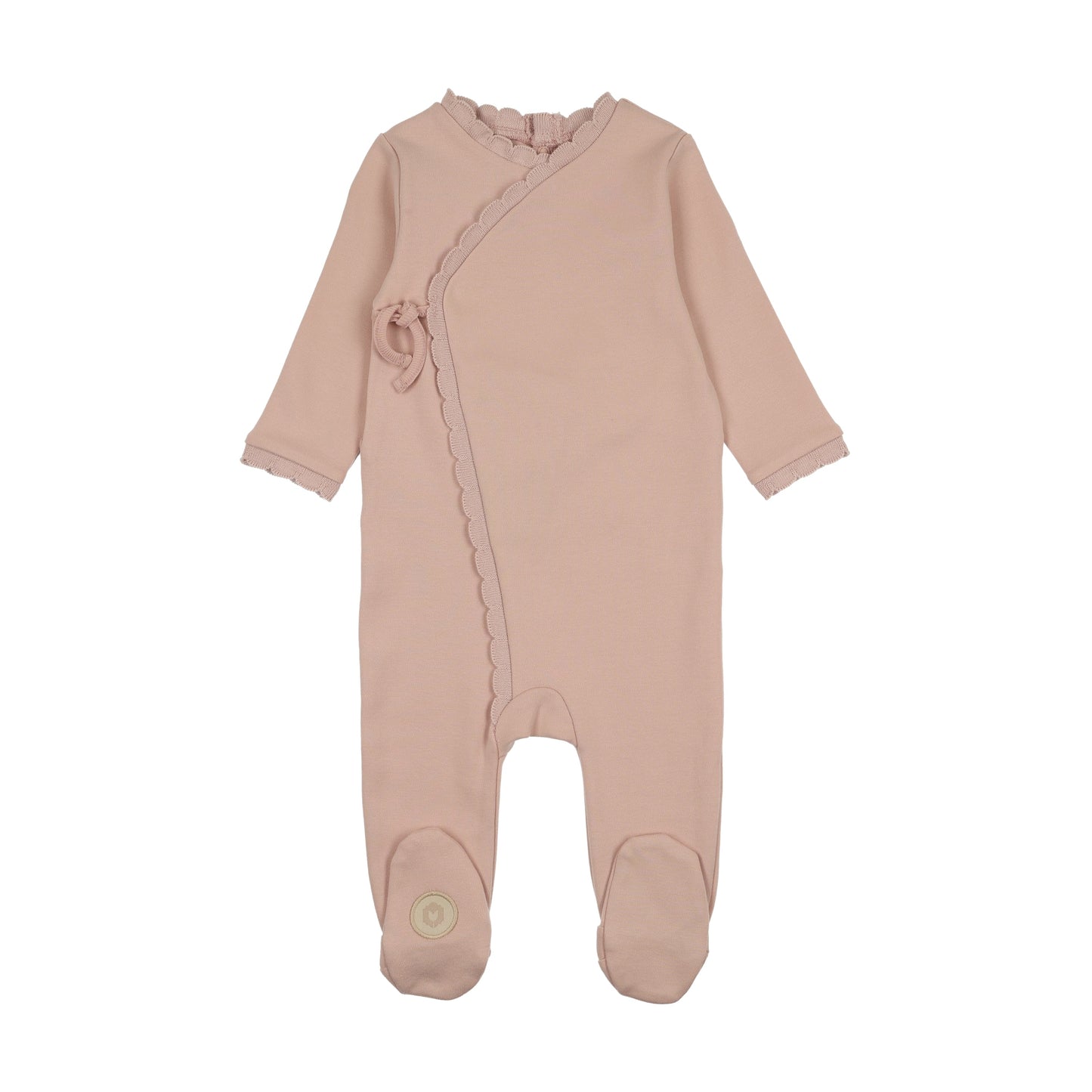 Knit Trim Wrap Footie