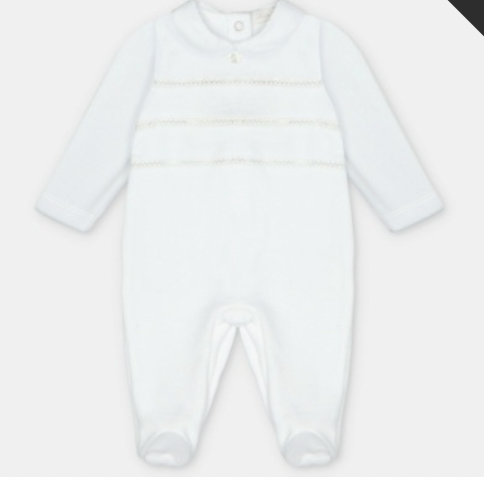 Eli Velour Footie