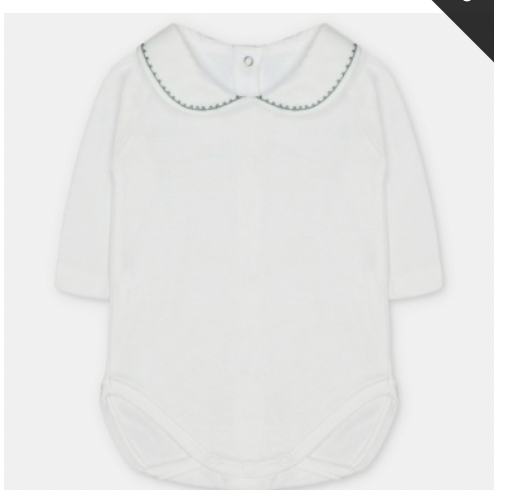 Cotton Interlock White Onesie