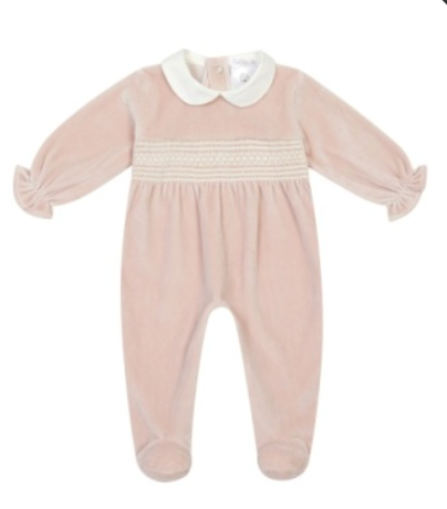 Chrissy Velour Footie