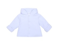 Hooded Ribbed Velour Jacket