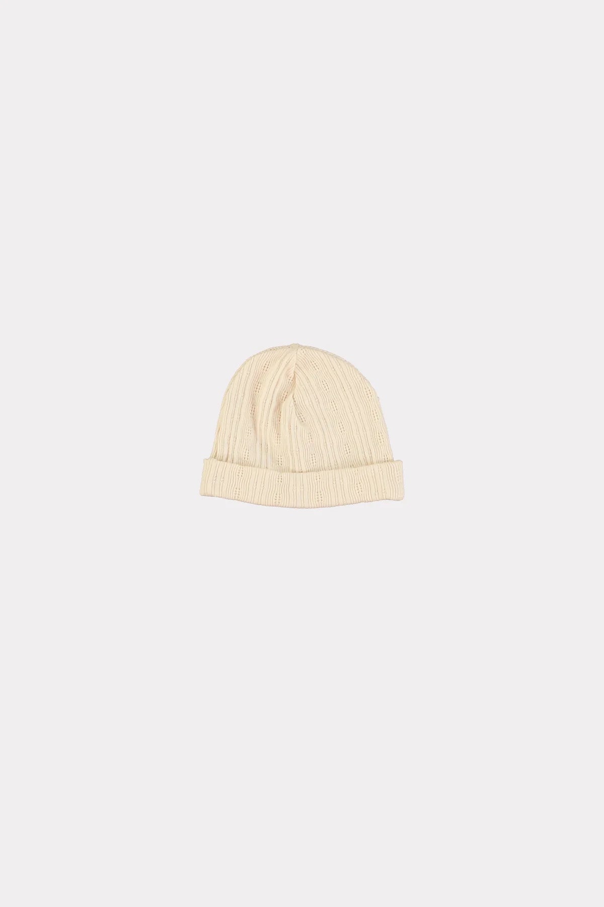 Bebe Hat Natural Pointelle