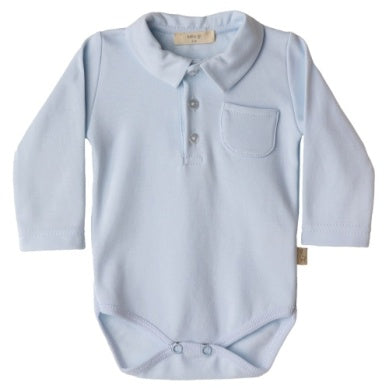 Long sleeve collared onesie