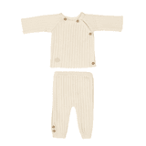 Baby Cream Knitted Trousers Set