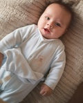 Velour Sweet Teddy footie