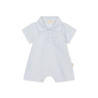 Boys Jersey Polo Romper