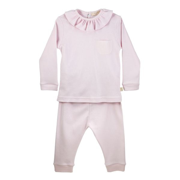 Two Piece Loungewear set W/ Stripes