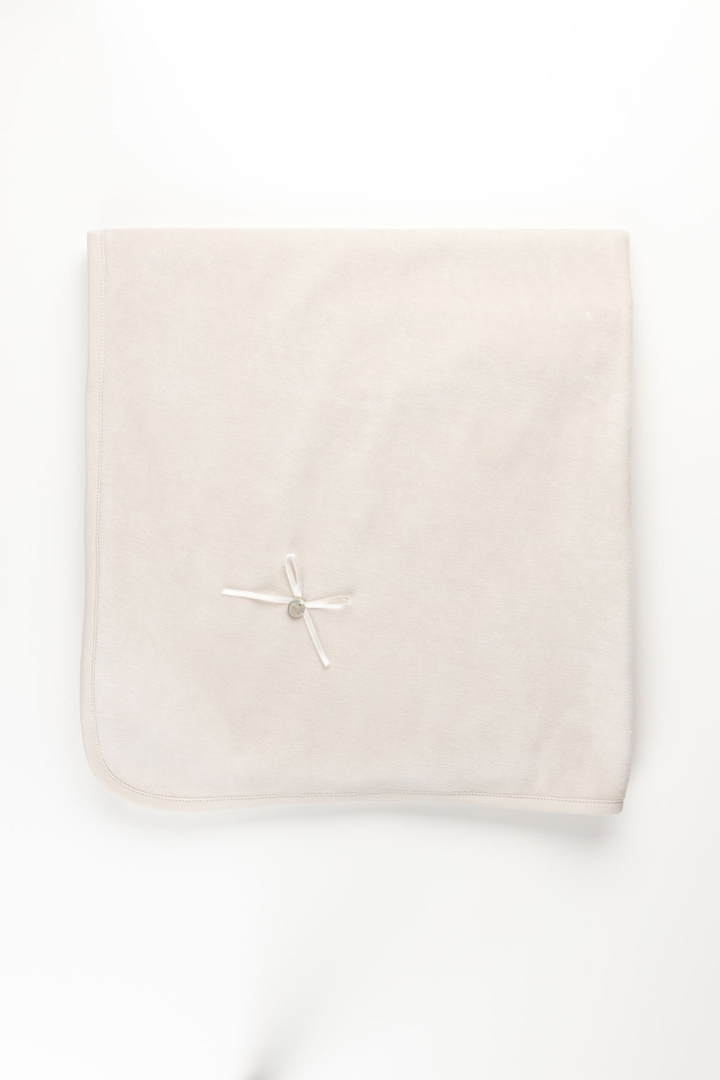 Dark Ivory Velour Lined Blanket