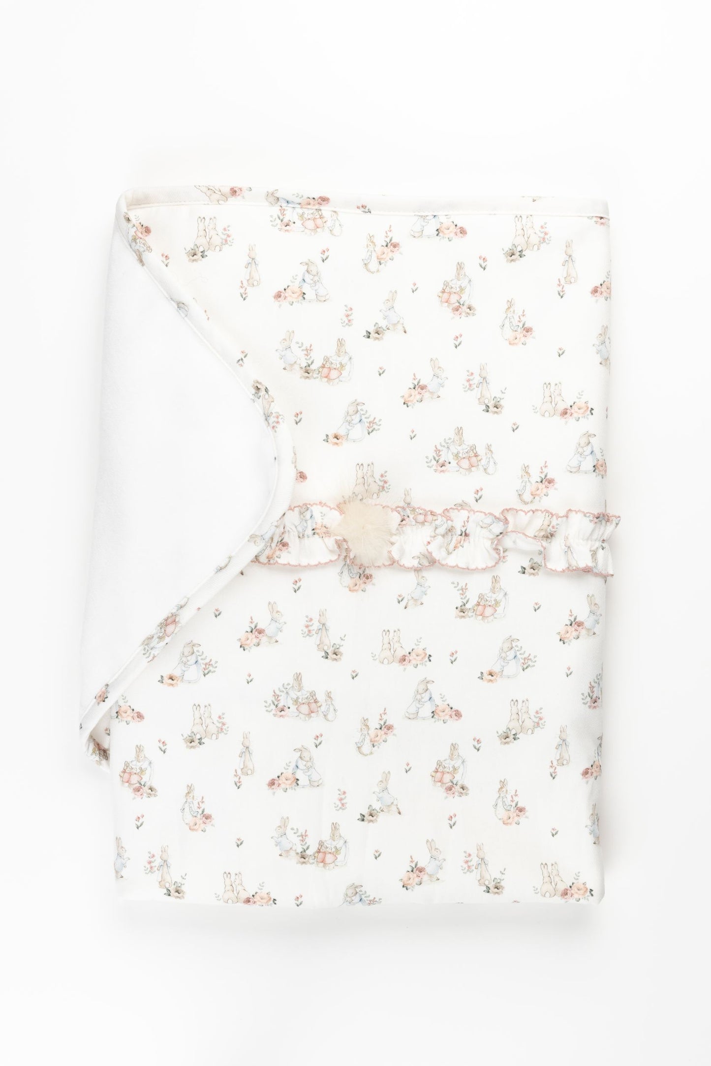 Bunny Velour Lined Blanket