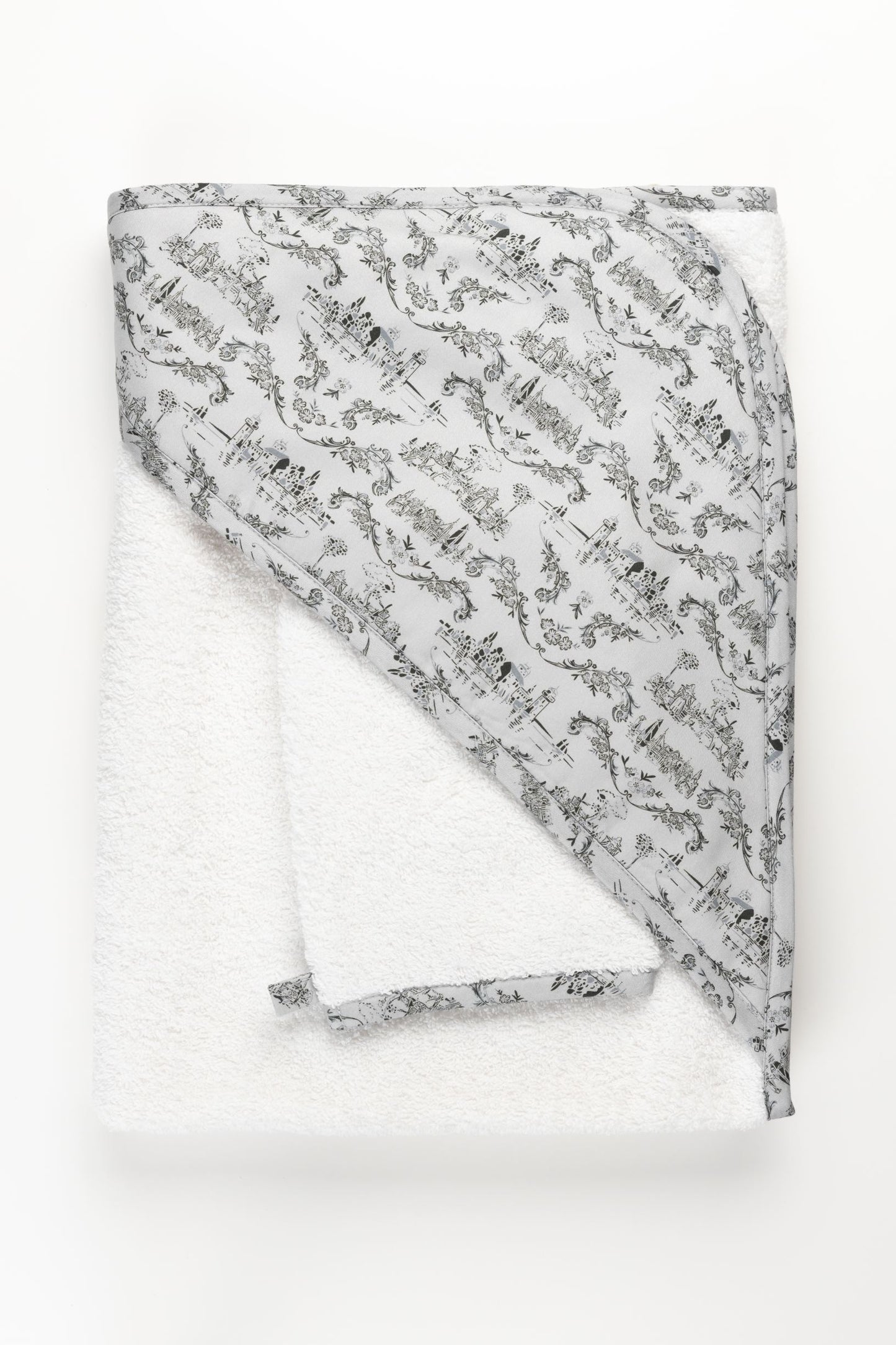 Pink print towel set