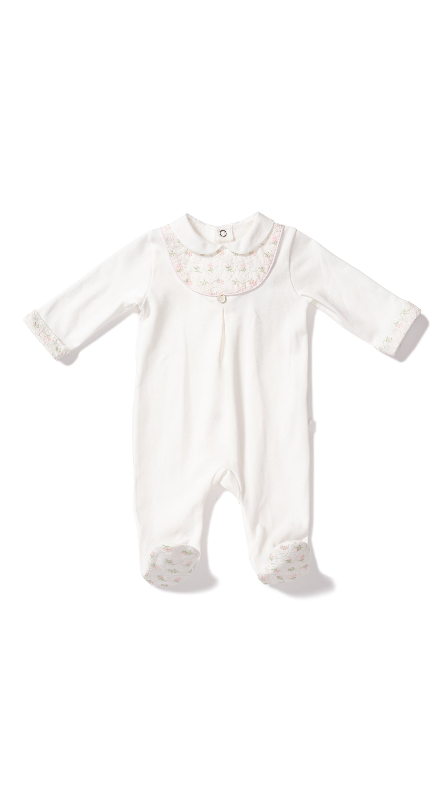 Ivory Long Sleeve footie