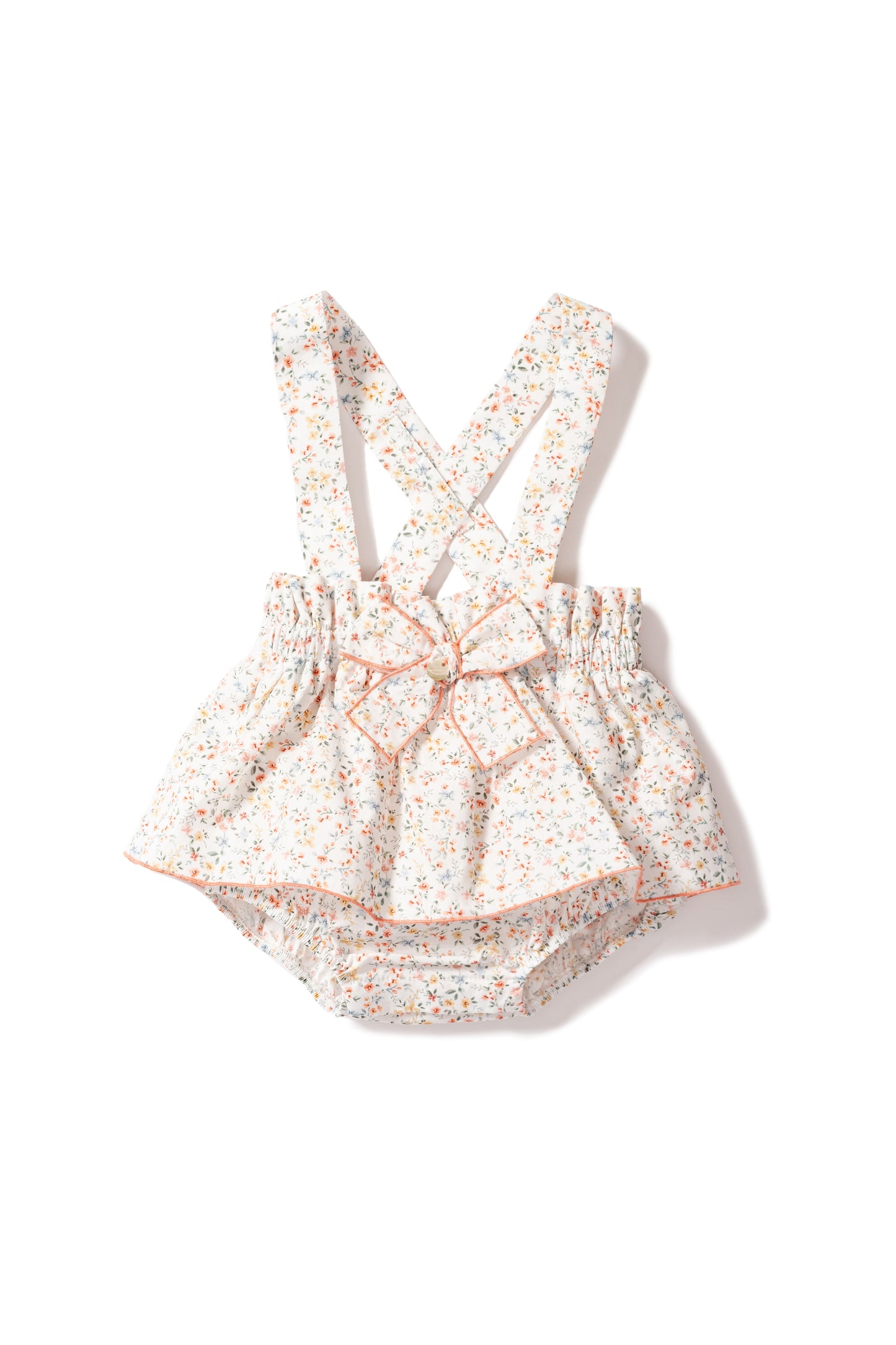 Floral Print Skirt Overall