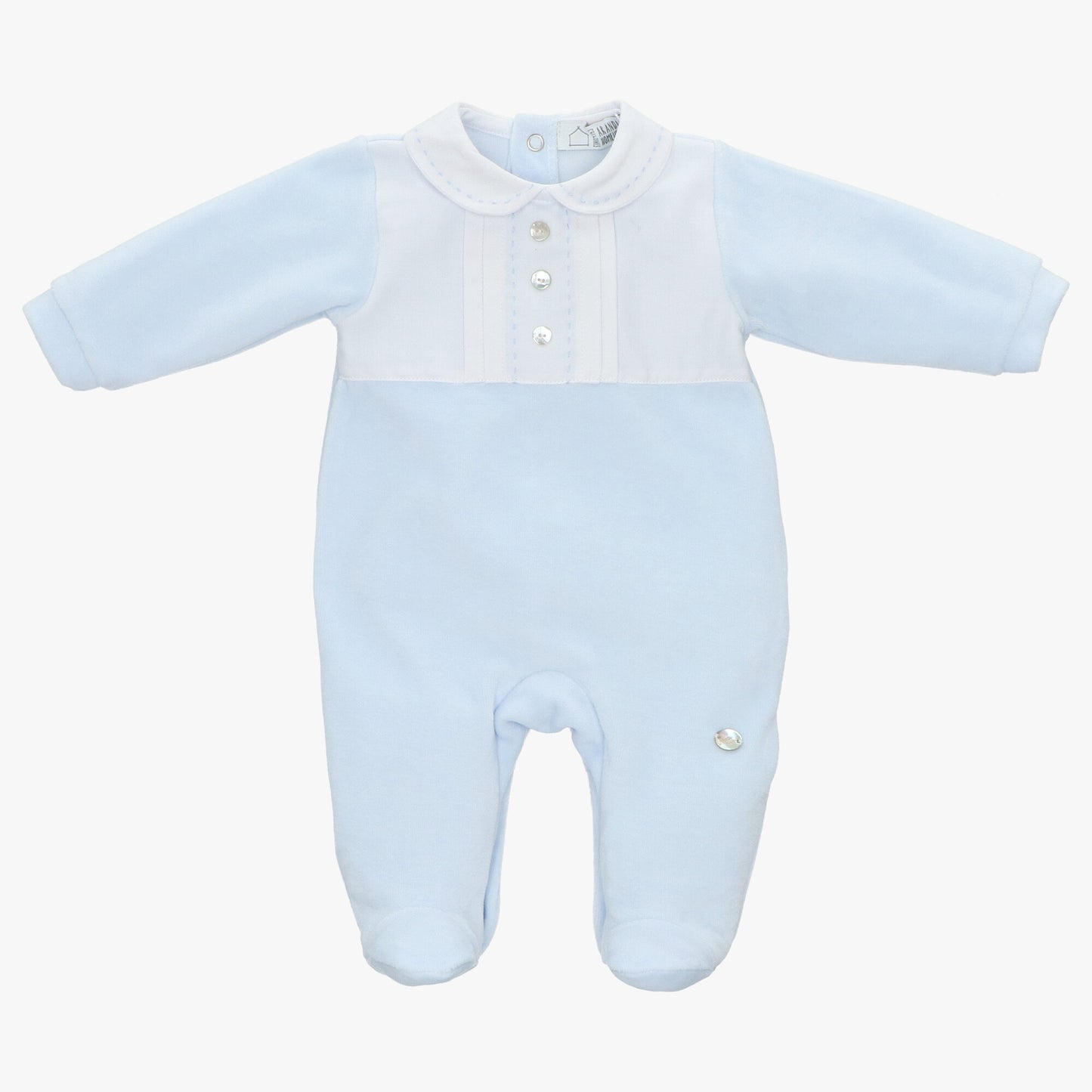 Velour Footie Cloud