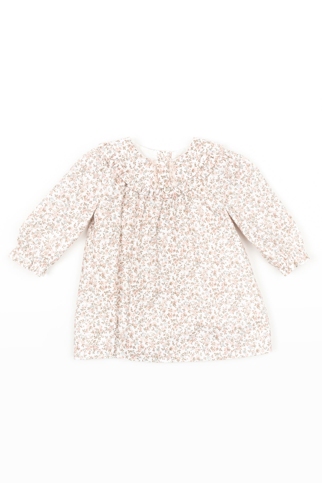 Pink Floral Printed Dress