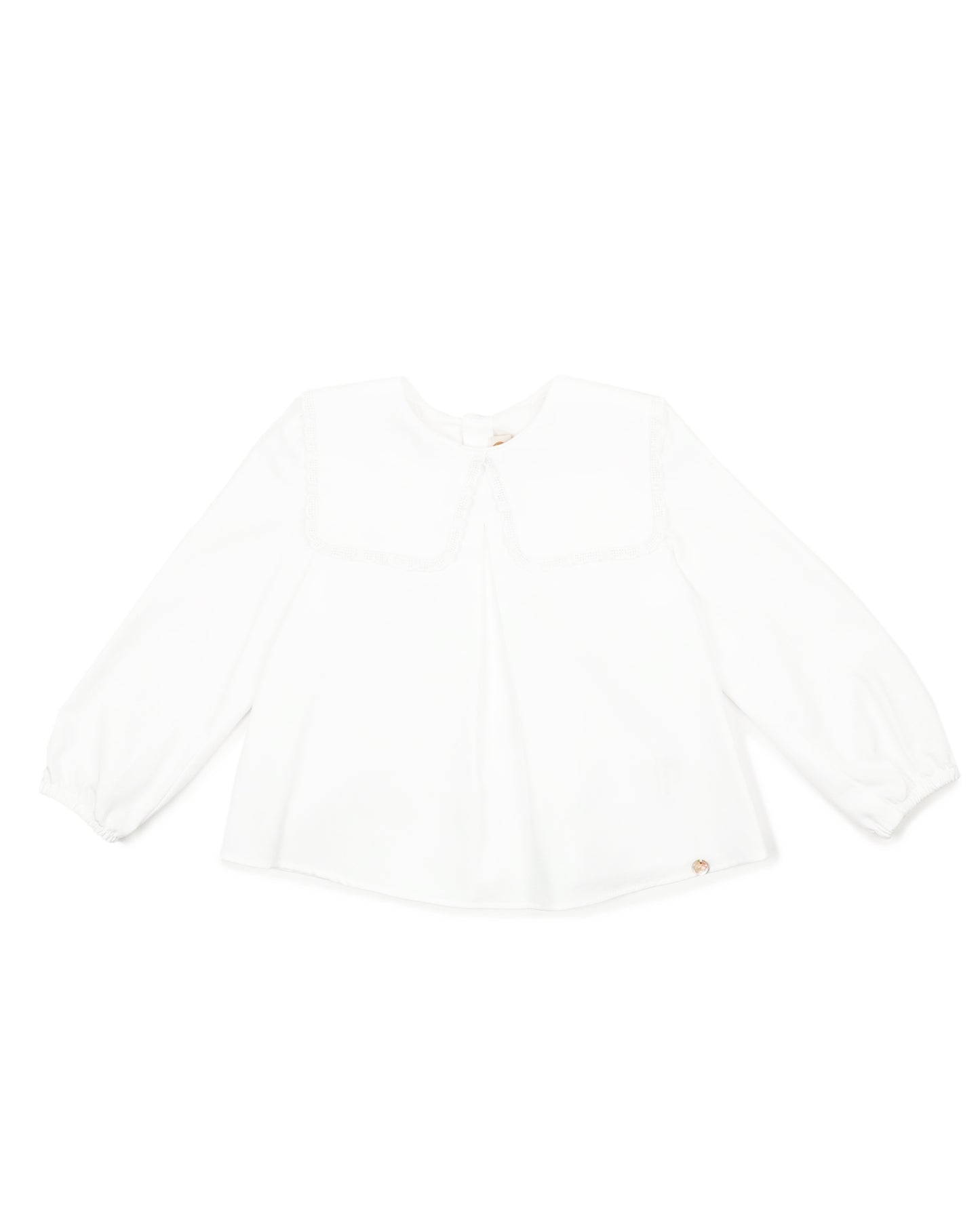 Ivory Long Sleeve Blouse