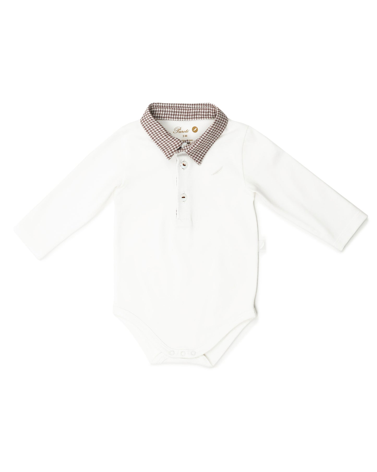 Boys collared onesie