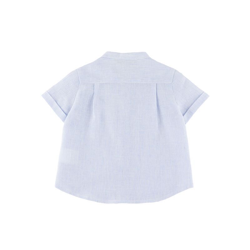 S/S Striped Button Down
