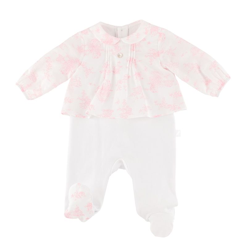 Toile Printed Footie