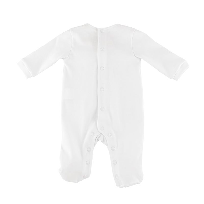 Lace Ruffle Collared Footie