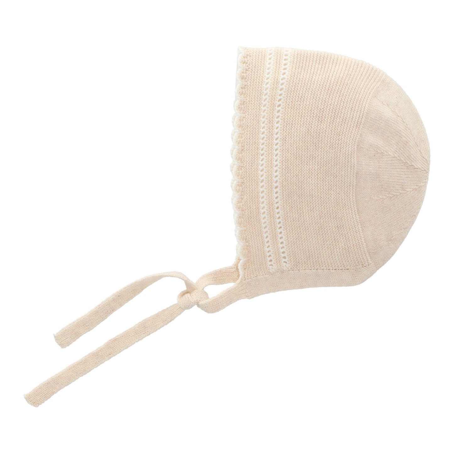 Three piece ivory lace knit set