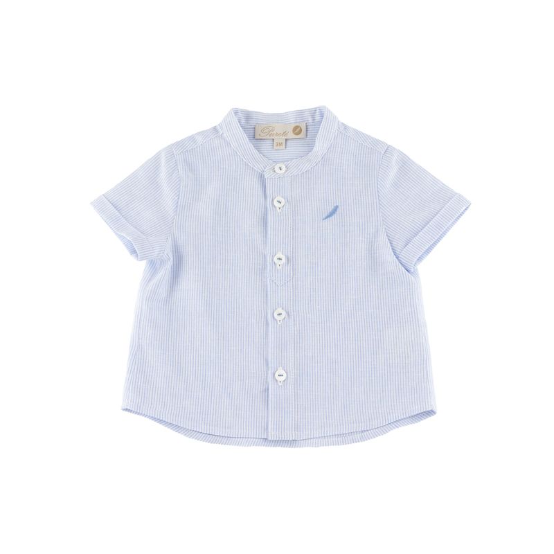 S/S Striped Button Down