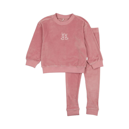 Velour Bunny Set- Pink (Velour Bunny Set- Pink)