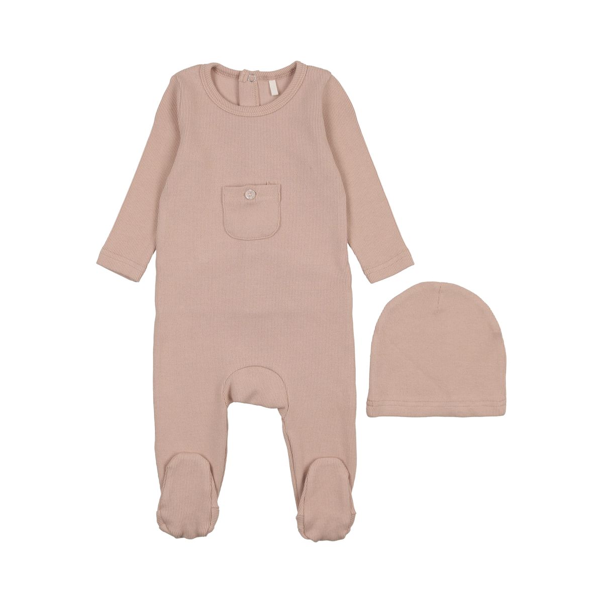 Ribbed Pocket Footie