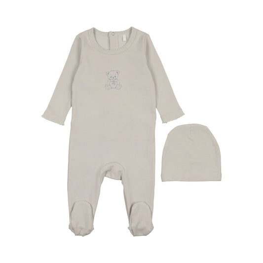 Vintage Bear Footie