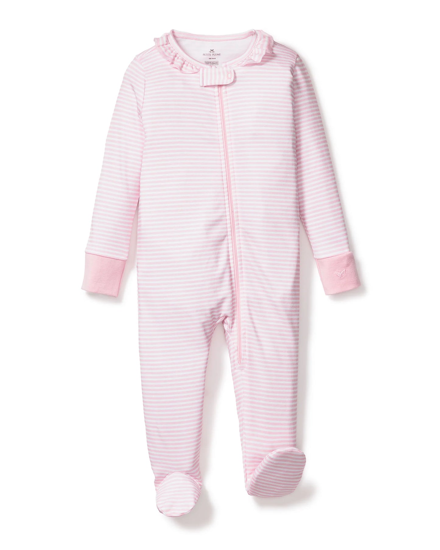 Pink Stripes Pima Romper