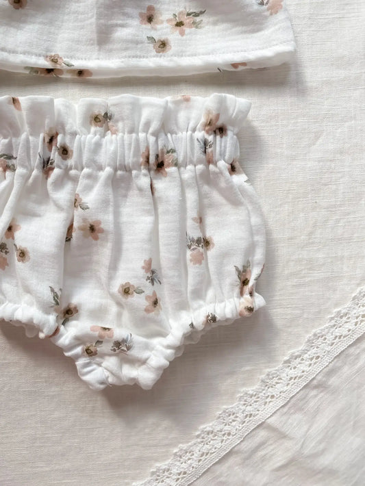 Floral muslin bloomer
