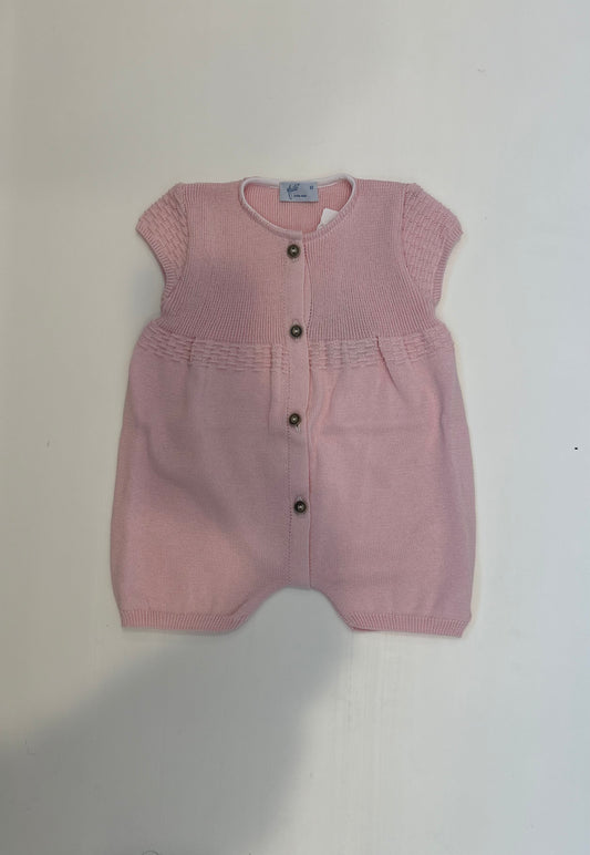 Pink wrap romper