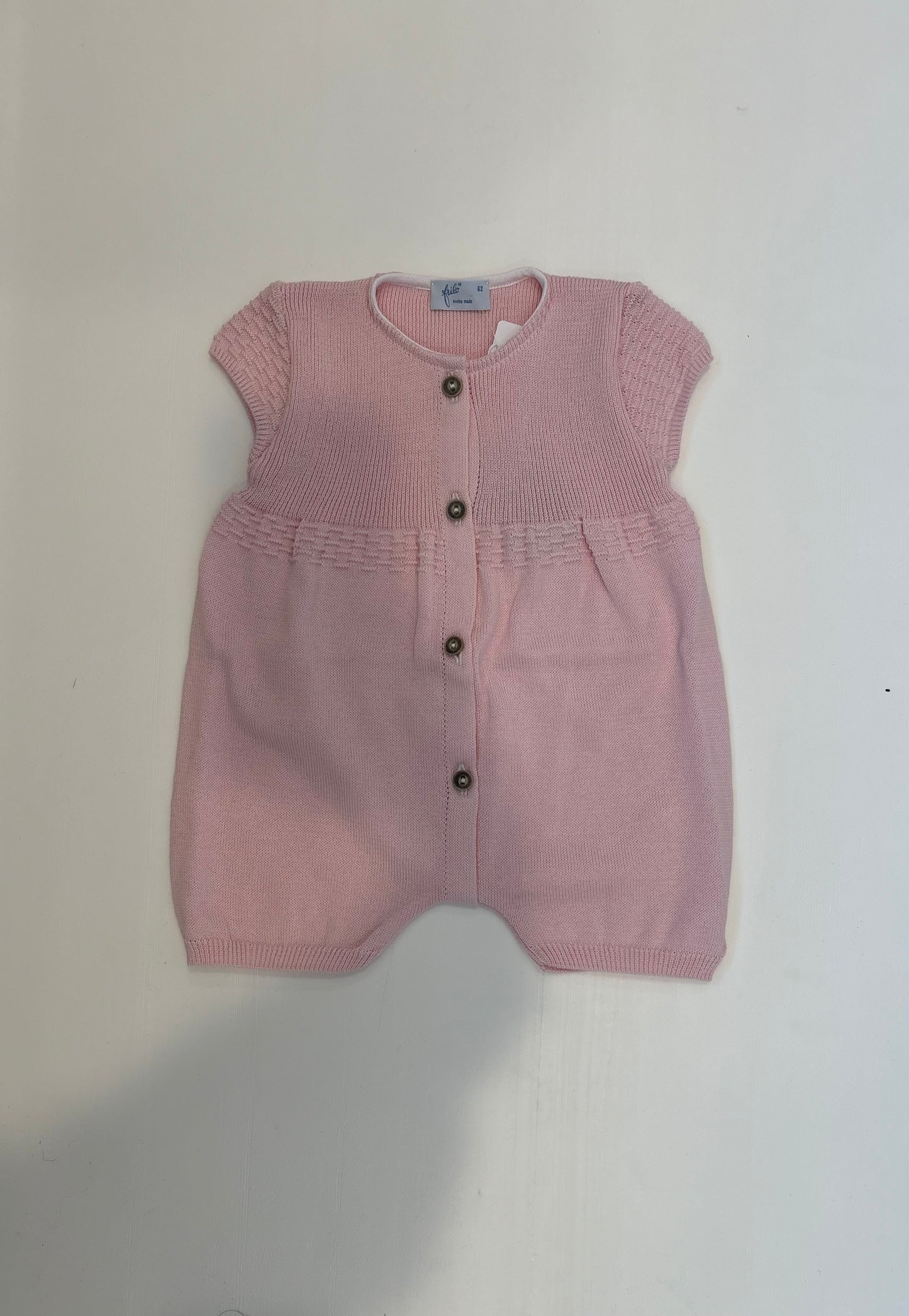 Pink wrap romper