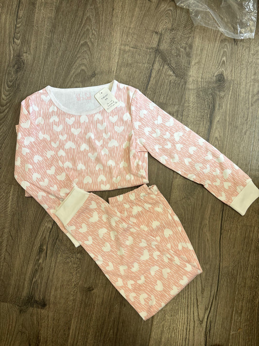 Tye dye pink heart set