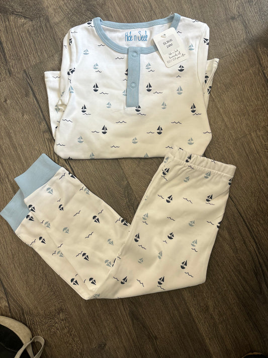sailboat pajama set