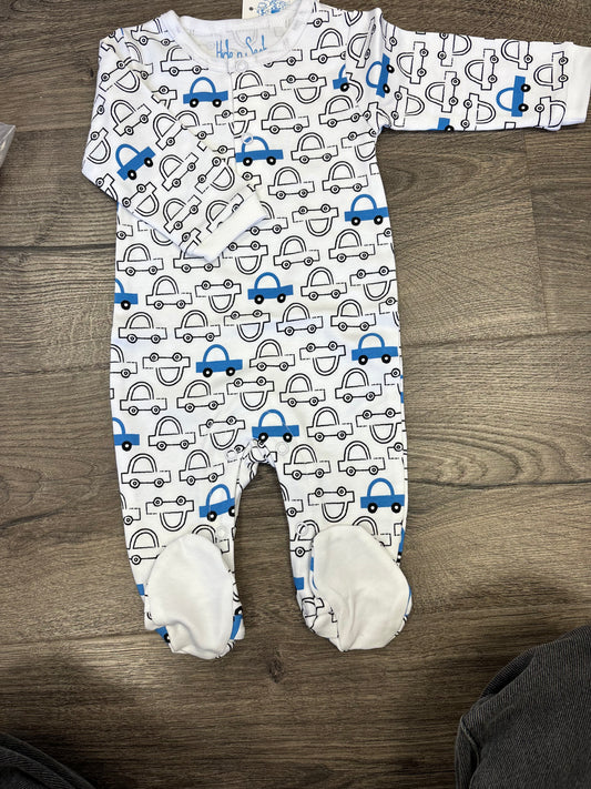 Boys car footsie