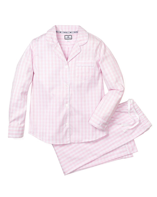 Pink Gingham Pajama set