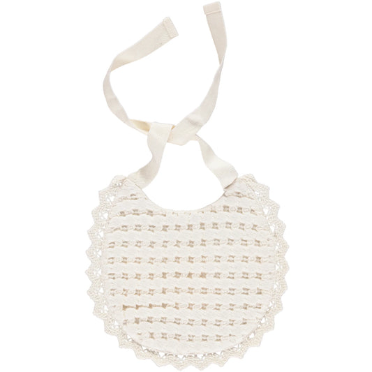 Bebe waffle bib mauve