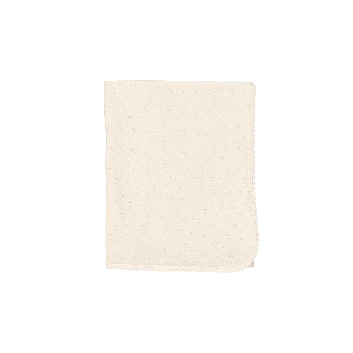Bebe Heart Blanket Heart Pointelle