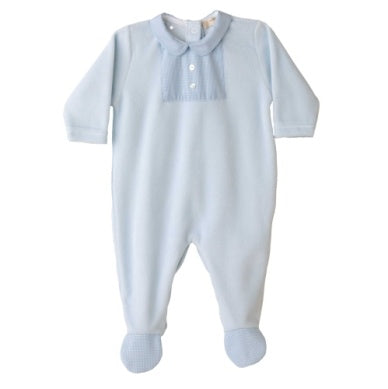 Checkered Bib and Collared Footie