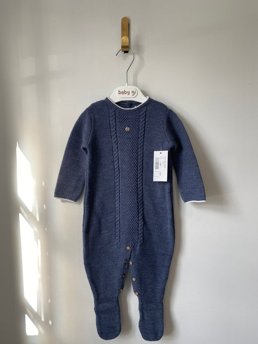 AZUL KNITTED FOOTIE