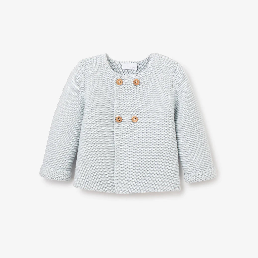 SOFIA & FINN CARDIGAN KNIT SET- BLUE