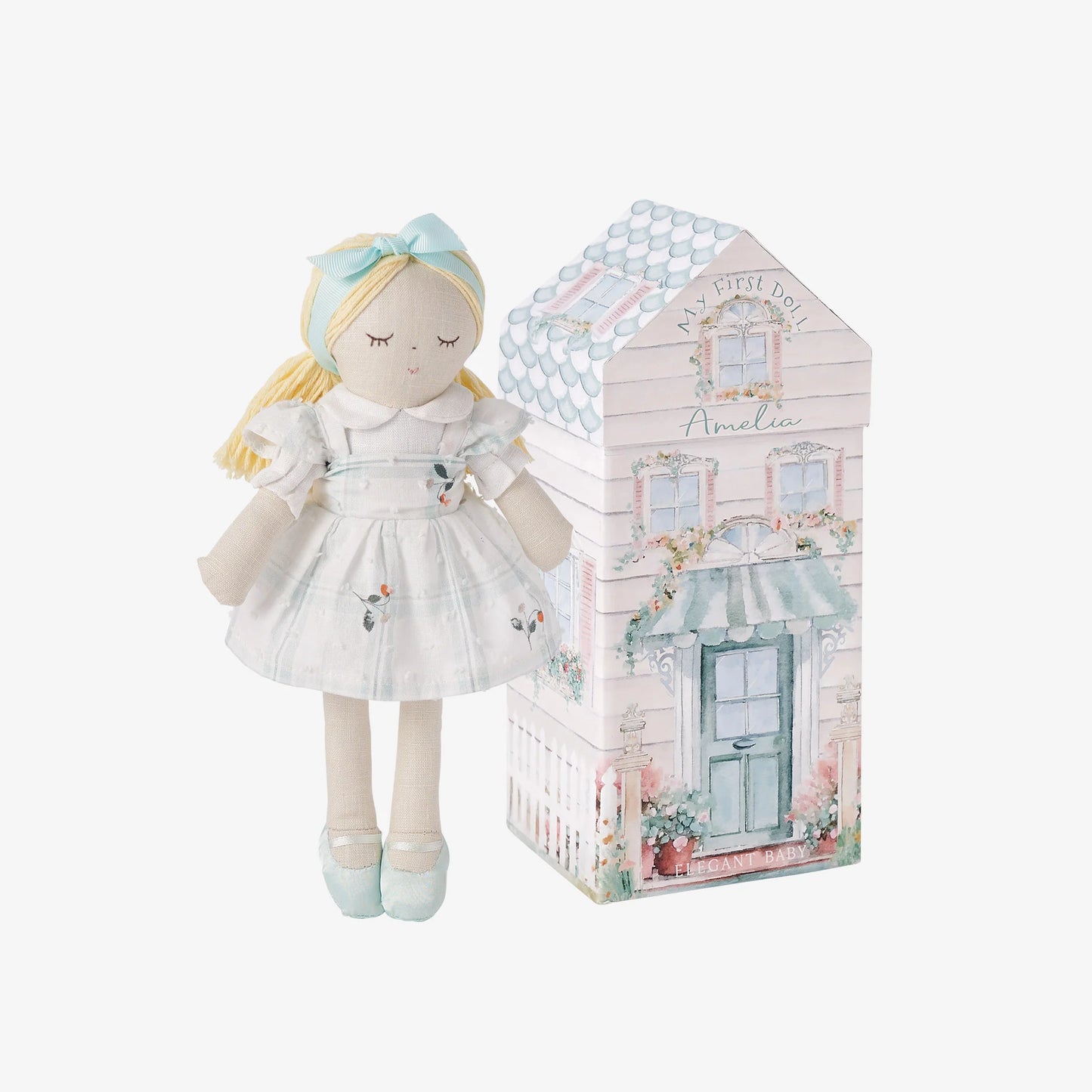 BOXED LINEN AMELIA DOLL