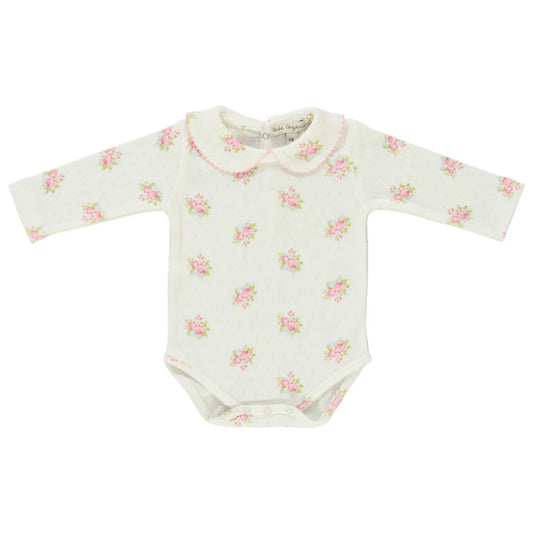 Esme Collar Onesie W Footed Pant Set